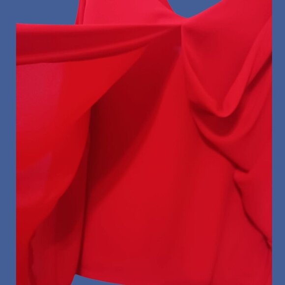 Joseph Ribkoff Red Sleeveless Flared Cami With Back Strap & Flowing Hem Red SZ 8 - Picture 6 of 6